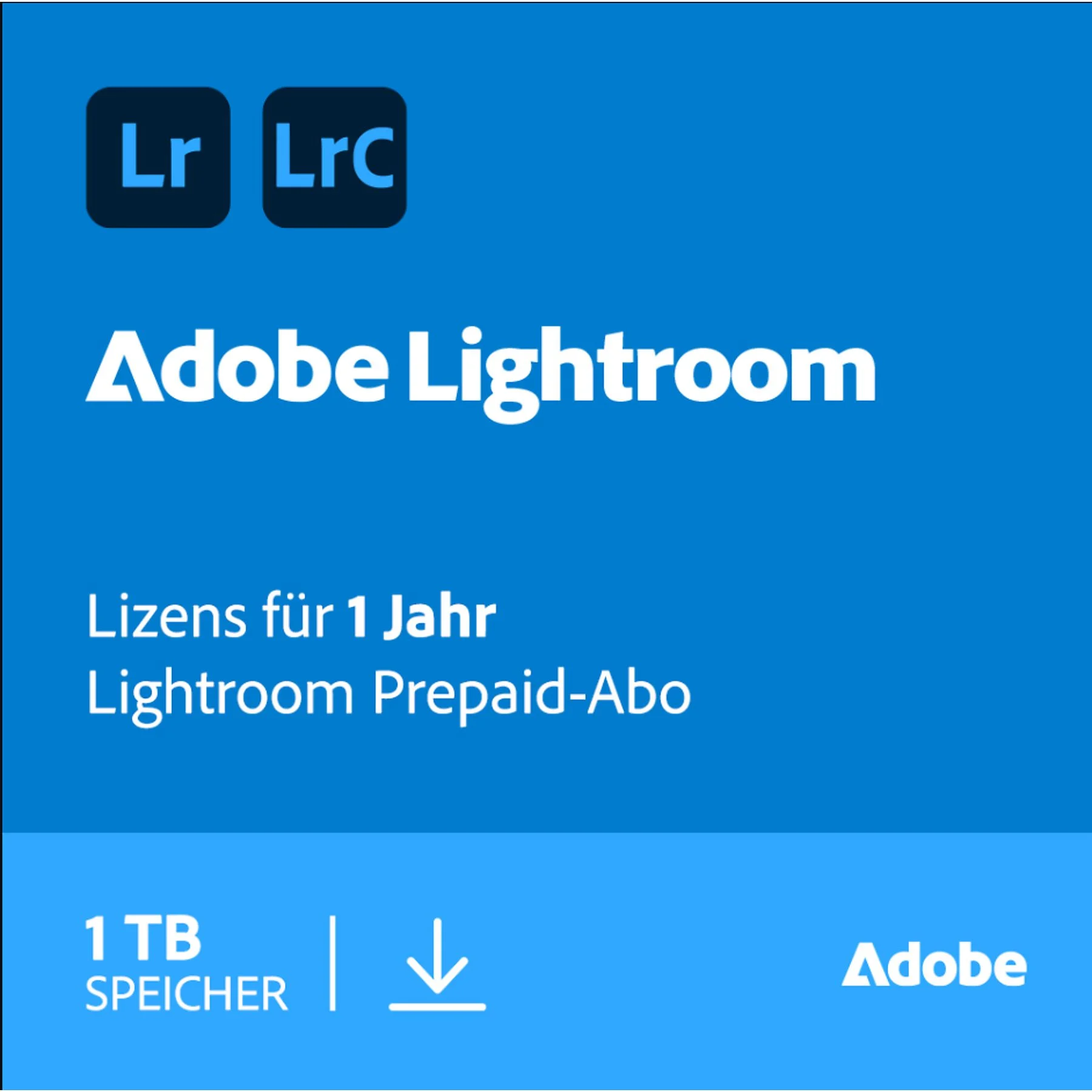 Adobe Lightroom | 1 Benutzer | 1 Jahr | Volumenlizenz