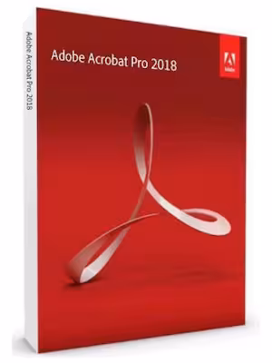 Adobe Acrobat Pro 2018 WIN Edition | Vollversion | ESD